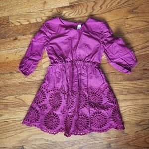 Gap XS Cotton Eyelett Dress